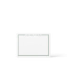 Green Border Minimalist Name Monogram