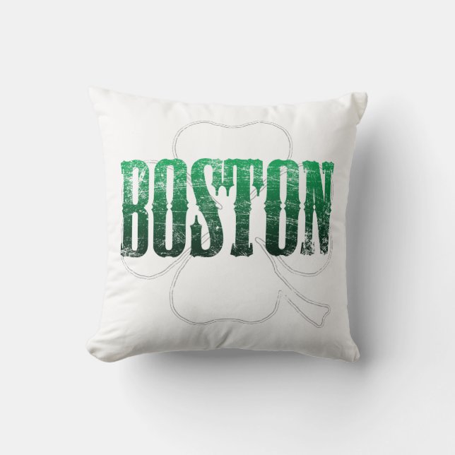 Green Boston Pillow (Front)