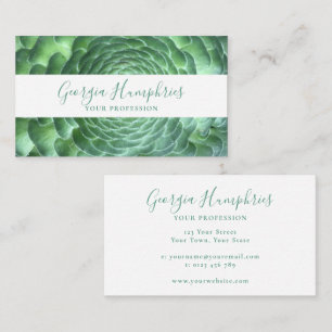 Green Botanical Business Card