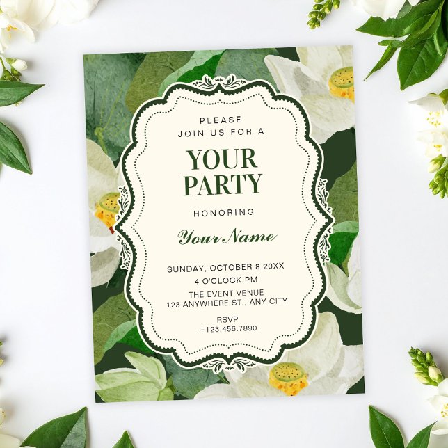 Green Botanical  Invitation (Creator Uploaded)