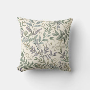 Green Botanical leaves and foliage  Cushion