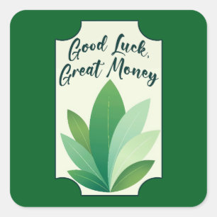 Green Botanical St Patrick’s Day Shirt Autocolante Square Sticker