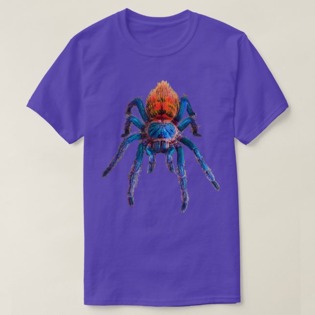Green Bottle Blue Tarantula  T-Shirt (Design Front)