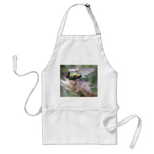 Green Bottle Fly Macro Apron