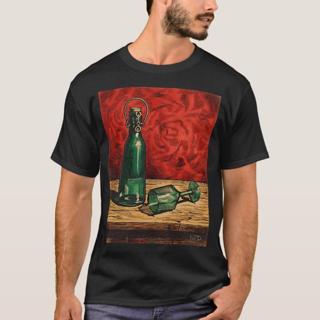 Green Bottle T-Shirt (Front)