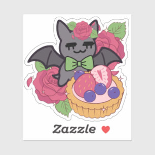 Green Bow Bat and Fruit Tartlet
