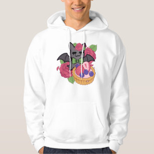 Green Bow Bat and Fruit Tartlet Hoodie