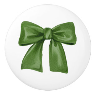 Green Bow Furniture Ceramic Knob