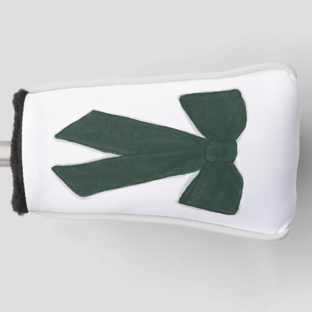 Green Bow Golf Head Cover (Front)