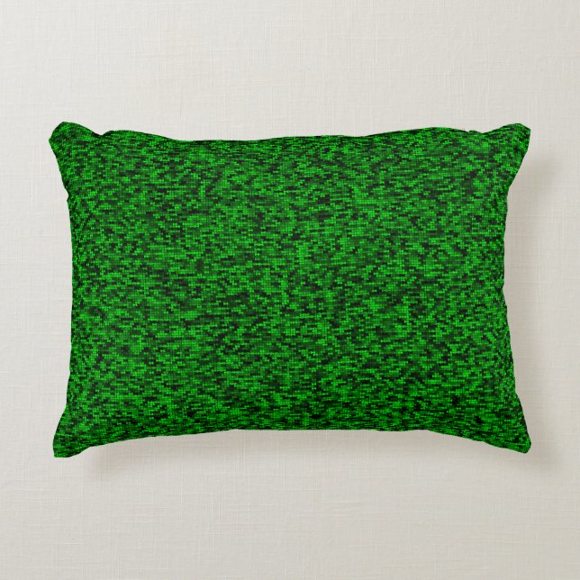 Green Bowties Accent Pillow (Front)