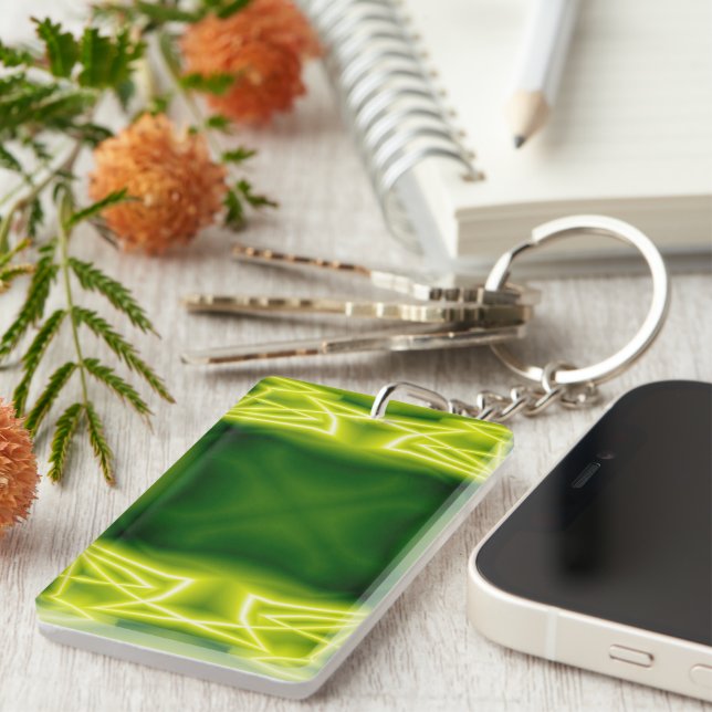 Green Boxes Key Ring (Front Right)