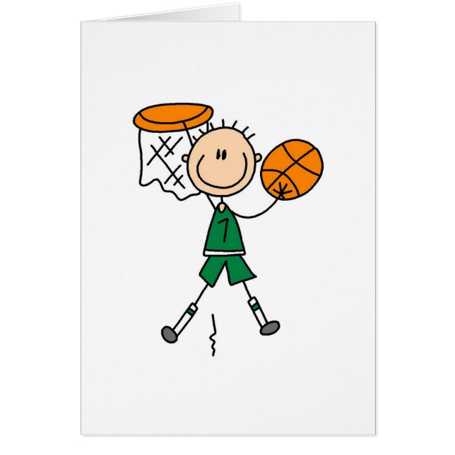 Green Boy Basketball Player t-shirts and Gifts (Front)