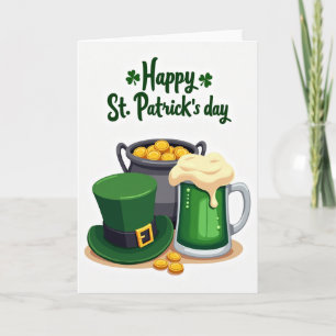 Green Brews St Patricks Day Card