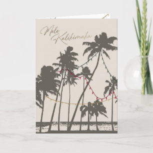 Green & Bright, Mele Kalikimaka Holiday Card