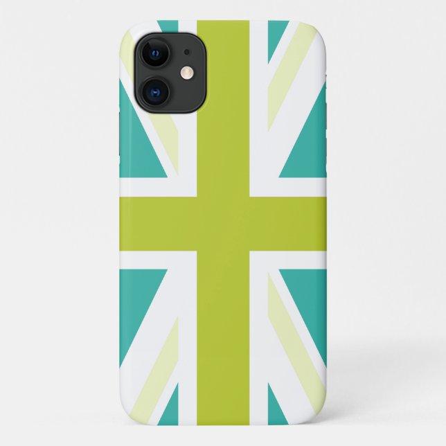 Green British Flag Case-Mate iPhone Case (Back)