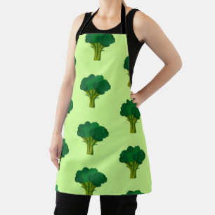 Green Broccoli Vegetable Healthy Eating Veggie Apron