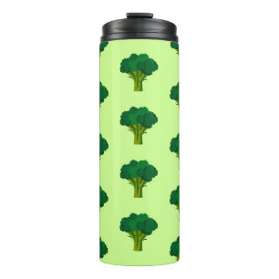 Green Broccoli Vegetable Healthy Eating Veggie Thermal Tumbler