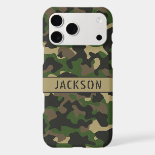 Green Brown Camouflage Personalised