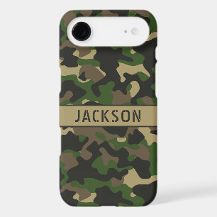 Green Brown Camouflage Personalised