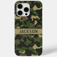 Green Brown Camouflage Personalized