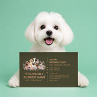 Green Brown Dog Walking Service Boutique Pet