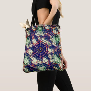 Green brown of teams, camouflage in beehive style? tote bag