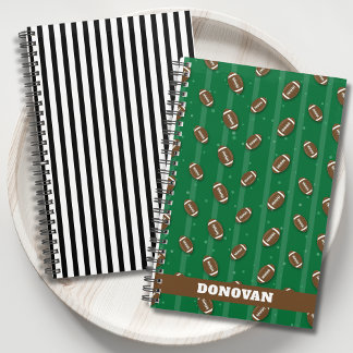 Green Brown Personalised Football Themed 2026 Planner
