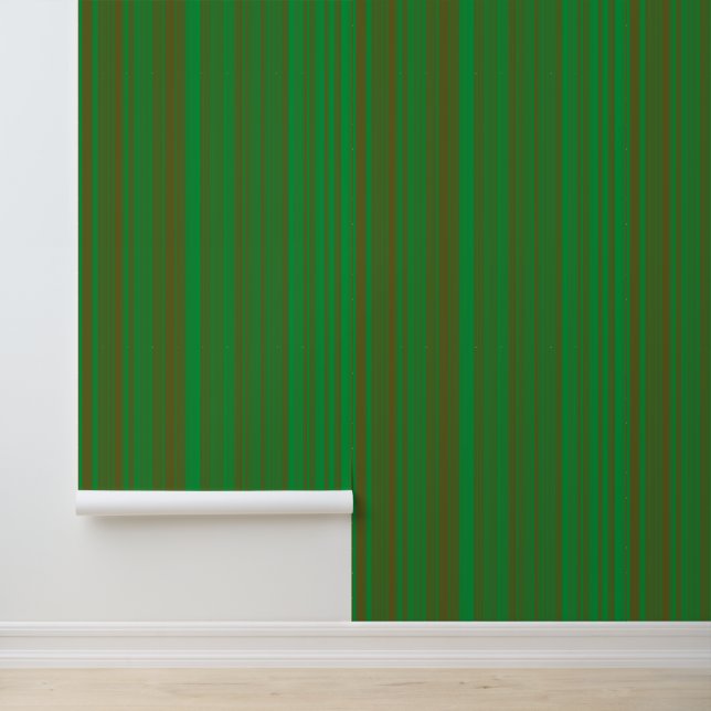 Green Brown Stripes Wallpaper (Application)