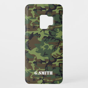 Green Brown Woodland Camouflage. Camo your Case-Mate Samsung Galaxy S9 Case