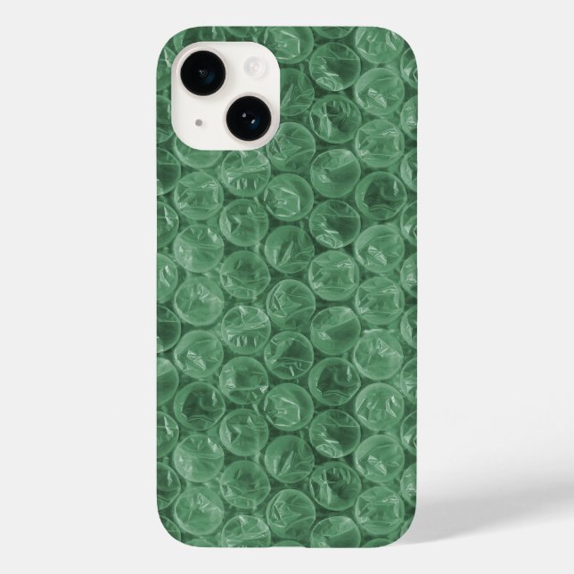 Green bubble wrap pattern Case-Mate iPhone case (Back)