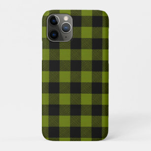 Green Buffalo Check Garden iPhone 11 Pro Case