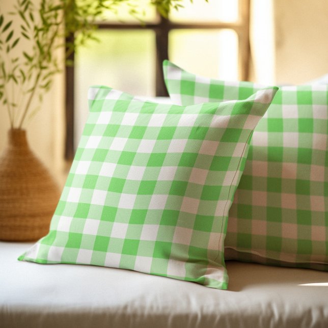 Green Buffalo Plaid Cushion (Creator Uploaded)