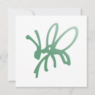 Green Bug Invitation