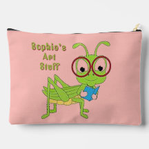  Green Bug School Supply Pouch