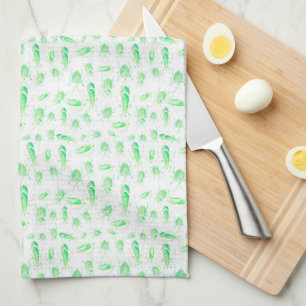 Green Bug Tea Towel