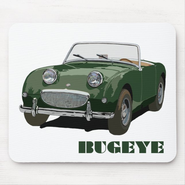 Green Bugeye Mouse Pad (Front)