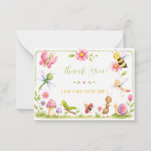 Green Bugs Thank you Card !