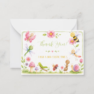 Green Bugs Thank you Card !