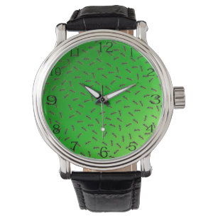 Green Bull Ants Design,  Wrist Watch