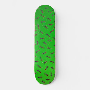 Green Bull Ants Swarming,  Skateboard