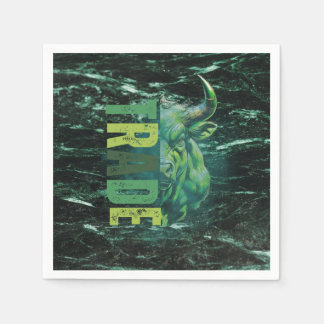 Green bull | Trade Design | Marble Napkin