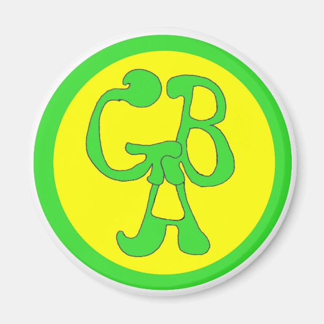 Green Bus Adventures - GBA Magnet (Front)