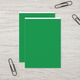 Green Business Cards   Modern Minimal Professional