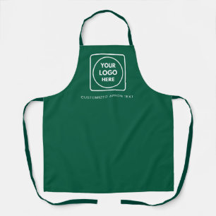 Green Business Logo Design for Promotional  Apron