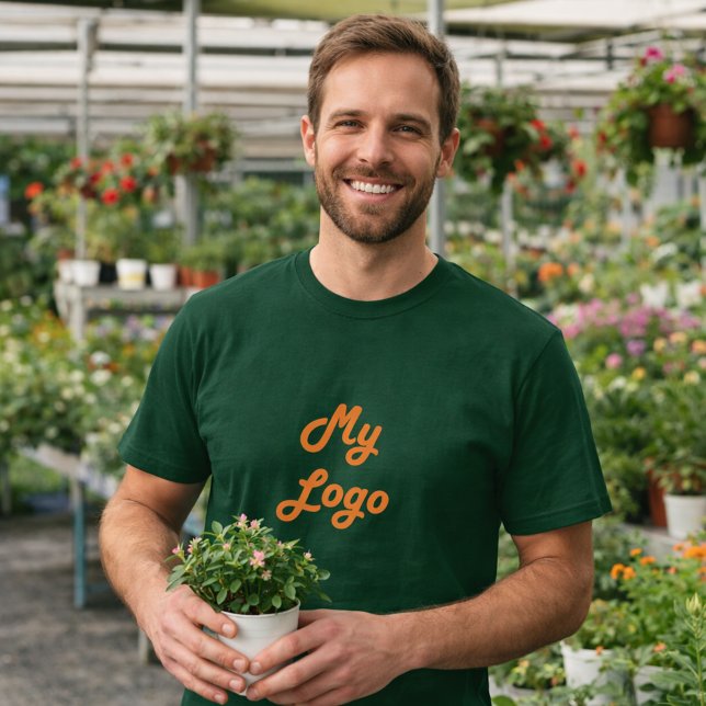 Green business logo T-Shirt (Creator Uploaded)