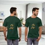Green business logo T-Shirt<br><div class="desc">A green t-shirt. Personalise and add your business logo, both on the front and the back.</div>