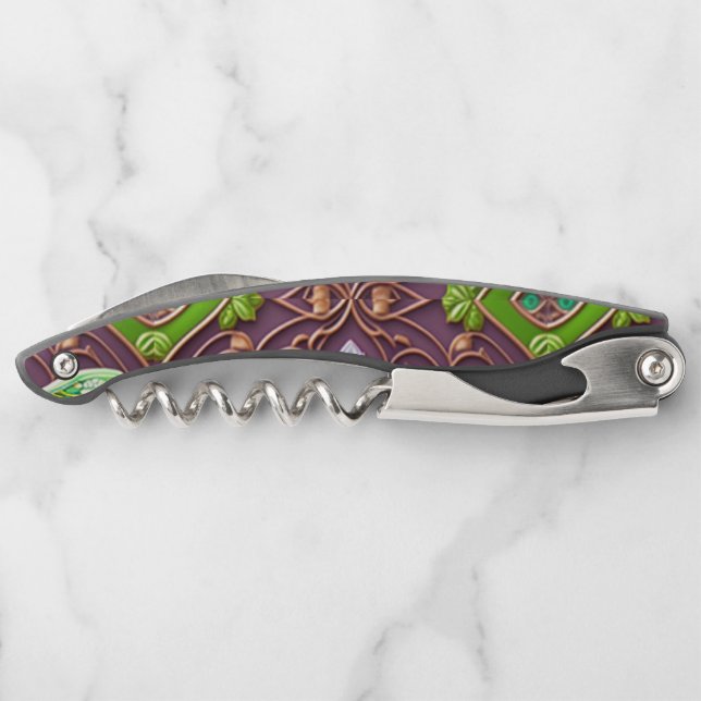 Green Butterfly 3D Optics Corkscrew (Back)