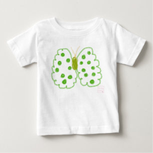 Green butterfly by BabyLaia Baby T-Shirt