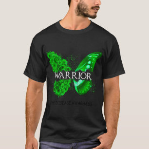 Green Butterfly Faith Hope Cure Lyme Disease Aware T-Shirt