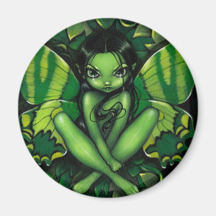 "Green Butterfly Fantasy" Magnet